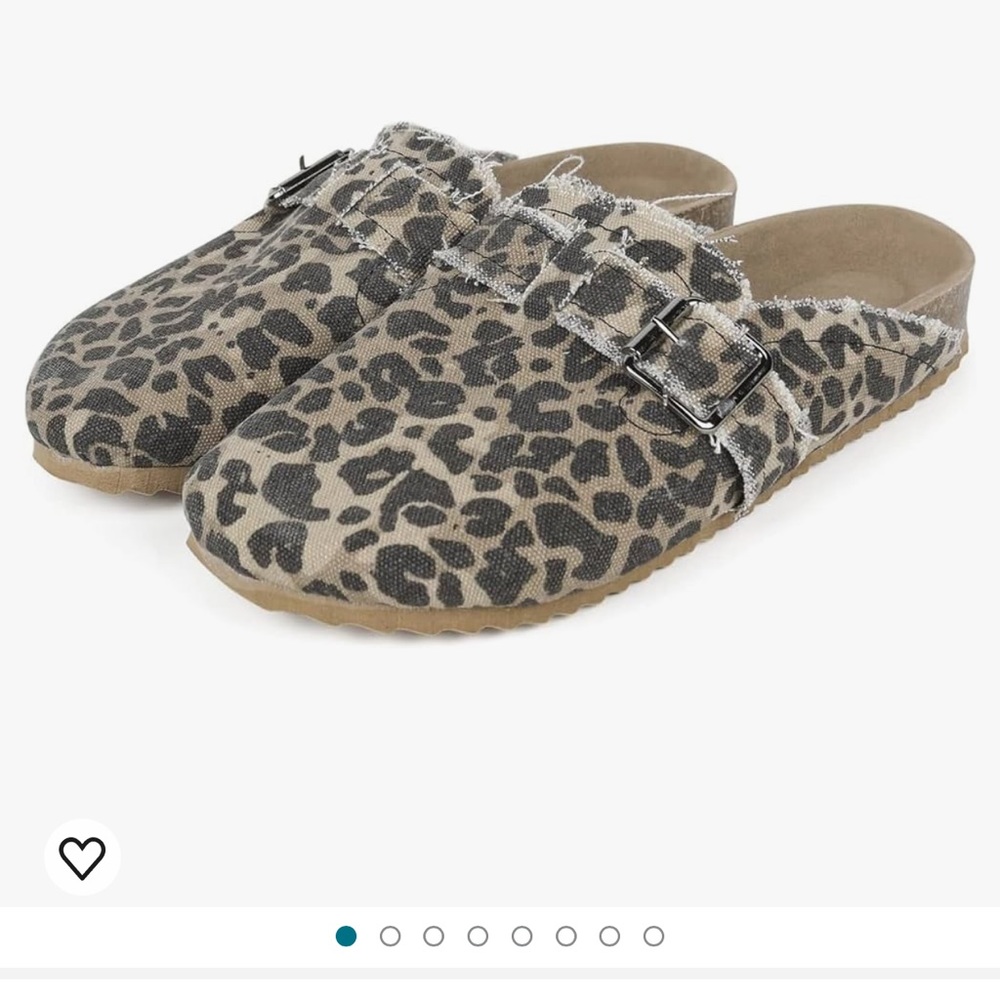 Cheetah-print slides